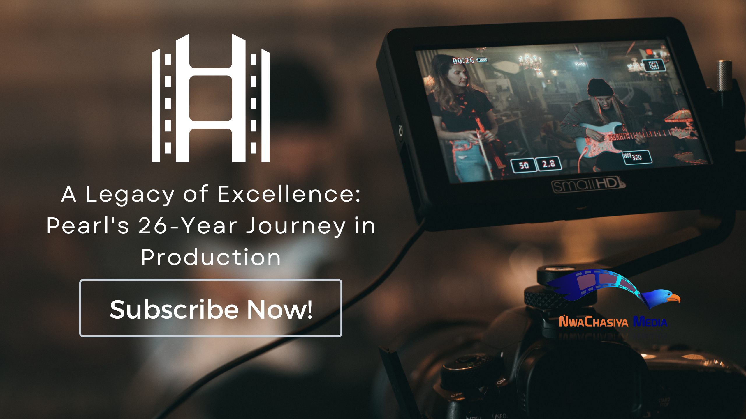 Brown Simple and Minimalist Cinema House Film Production Logo YouTube Channel 2